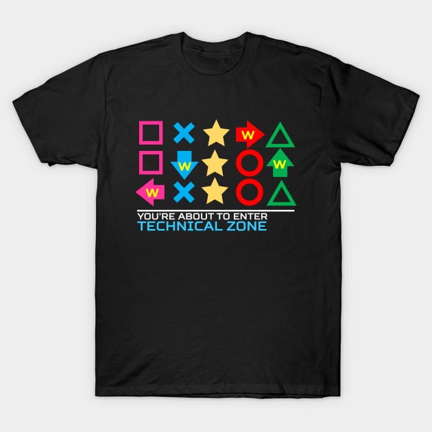 Technical Zone (Dark) T-Shirt by NicDroid